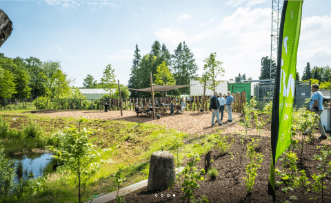 Innovatie Forest Therapy Trail met minibos - Bedrijventerrein Wapenveld